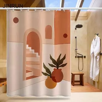 Утолщенная водонепроницаемая занавеска для ванной комнаты, устойчивая к плесени, занавеска для душа, занавеска для душевой перегородки, занавеска для душа, занавеска для ванной комнаты, бесплатная перфорация 80x180