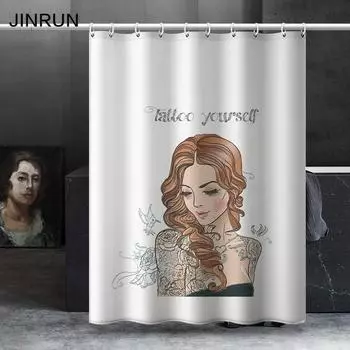 Утолщенная водонепроницаемая занавеска для ванной комнаты, устойчивая к плесени, занавеска для душа, занавеска для душевой перегородки, занавеска для душа, занавеска для ванной комнаты, бесплатная перфорация 80x180