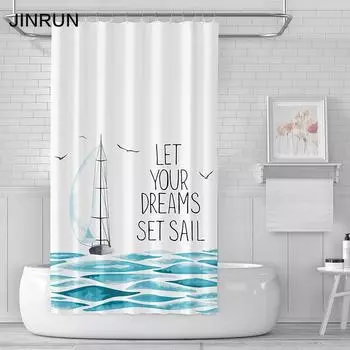 Утолщенная водонепроницаемая занавеска для ванной комнаты, устойчивая к плесени, занавеска для душа, занавеска для душевой перегородки, занавеска для душа, занавеска для ванной комнаты, бесплатная перфорация 80X180