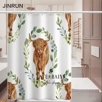 Утолщенная водонепроницаемая занавеска для ванной комнаты, устойчивая к плесени, занавеска для душа, занавеска для душевой перегородки, занавеска для душа, занавеска для ванной комнаты, бесплатная перфорация 80x180