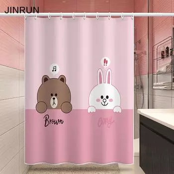 Утолщенная водонепроницаемая занавеска для ванной комнаты, устойчивая к плесени, занавеска для душа, занавеска для душевой перегородки, занавеска для душа, занавеска для ванной комнаты, бесплатная перфорация 80x180