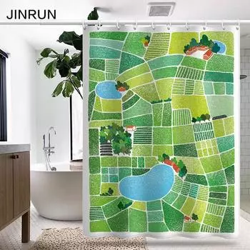 Утолщенная водонепроницаемая занавеска для ванной комнаты, устойчивая к плесени, занавеска для душа, занавеска для душевой перегородки, занавеска для душа, занавеска для ванной комнаты, бесплатная перфорация 80x180