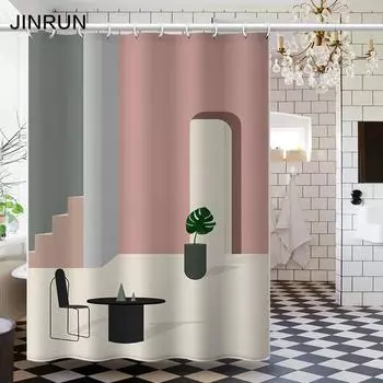 Утолщенная водонепроницаемая занавеска для ванной комнаты, устойчивая к плесени, занавеска для душа, занавеска для душевой перегородки, занавеска для душа, занавеска для ванной комнаты, бесплатная перфорация 80x180