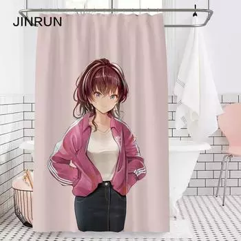 Утолщенная водонепроницаемая занавеска для ванной комнаты, устойчивая к плесени, занавеска для душа, занавеска для душевой перегородки, занавеска для душа, занавеска для ванной комнаты, бесплатная перфорация 80X180