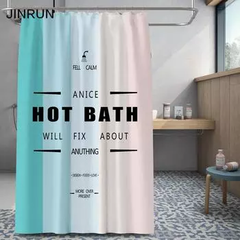 Утолщенная водонепроницаемая занавеска для ванной комнаты, устойчивая к плесени, занавеска для душа, занавеска для душевой перегородки, занавеска для душа, занавеска для ванной комнаты, бесплатная перфорация 80X180