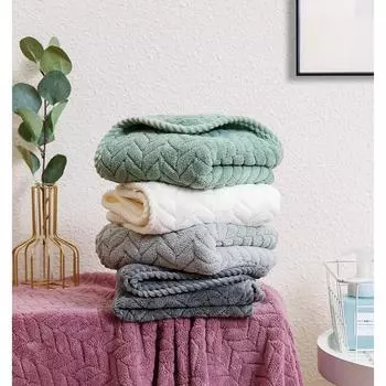 Утолщенное большое банное полотенце, полотенце из сверхтонкого волокна, мягкое и хорошо впитывающее женское и мужское банное полотенце, полотенце для салонов красоты и парикмахерских 25X50CM серый