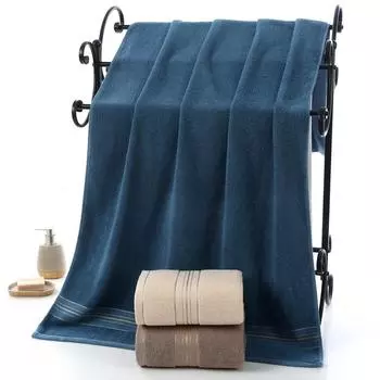 Утолщенное хлопковое банное полотенце высокого качества, мягкое, супер впитывающее, не выцветающее, универсальное, для дома, спорта, путешествий, ванной комнаты, большие полотенца 70*140cm