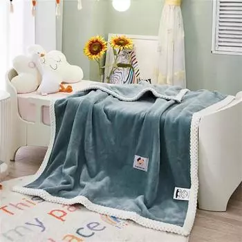 Утолщенное молочное бархатное одеяло, сохраняющее тепло, шаль, одеяла для кроватей, портативный диван, офисное одеяло для сна, декор для спальни, покрывало на кровать 100X150cm