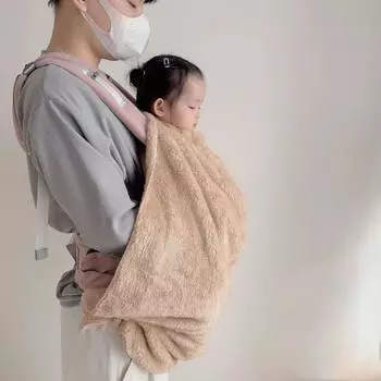 Утолщенное мягкое фланелевое детское одеяло с эластичной пряжкой, зимний плащ, чехол для коляски, ветрозащитное одеяло, детский плащ, чехол для сна