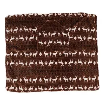 Утолщенное одеяло для инвалидной коляски, мягкий флис, красивые узоры, сохраняющие тепло, плюшевое одеяло для ног