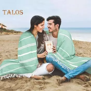 Утолщенное пляжное полотенце с кисточками, дополнительное одеяло, одеяло размера Queen Full Size, легкое охлаждающее большое одеяло Aqua 1pc арбуз красный