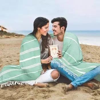 Утолщенное пляжное полотенце с кисточками, дополнительный плед, одеяло размера Queen Full Size 1pc арбуз красный