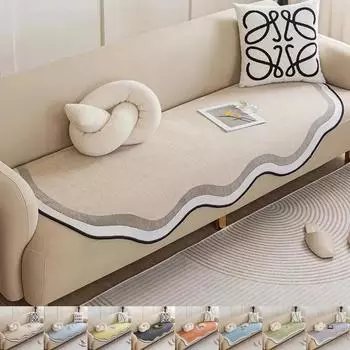 Утолщенное полотенце для дивана из шенилла, европейский универсальный чехол для дивана, нескользящий чехол для дивана, полотенце для дивана для гостиной, декоративная подкладка 70x70