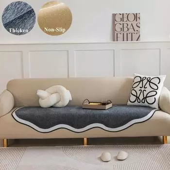 Утолщенное полотенце для дивана из шенилла, европейский универсальный чехол для дивана, нескользящий чехол для дивана, полотенце для дивана для гостиной, декоративная подкладка 70x70 A