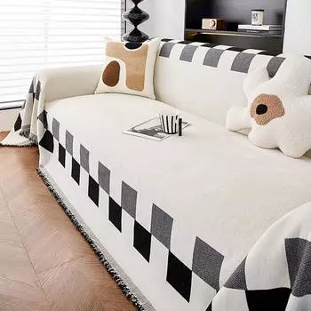 Утолщенное полотенце для дивана из шенилла с защитой от царапин, высококачественный чехол для дивана в скандинавском стиле, универсальный чехол 180*130cm