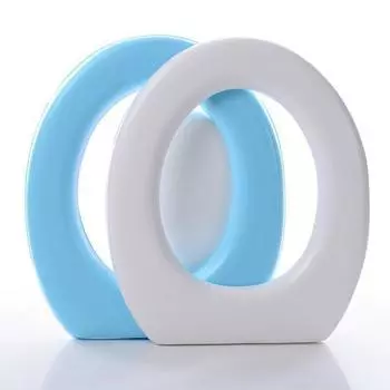 Универсальный утолщенный водонепроницаемый чехол для унитаза из ЭВА для ванной комнаты, туалета, туалета 40*34cm белый