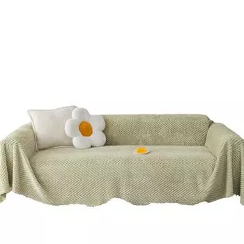 Утолщенное удобное бархатное полотенце для дивана может быть покрыто высококачественным простым кожаным чехлом, полным чехлом от пыли, тканевым одеялом 180*130cm