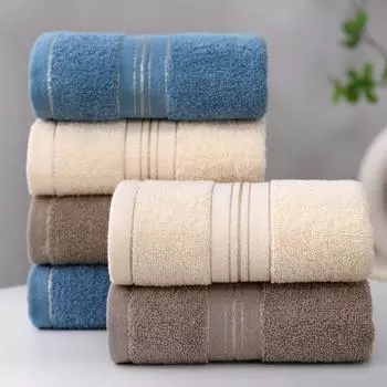 Утолщенное золотое шелковое хлопковое полотенце 33x74 см полотенце для лица одеяло для ванной принадлежности спортивное полотенце пара зелёный