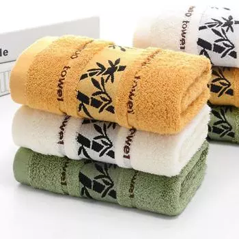 Утолщенные бамбуковые волокна полотенца супер впитывающие полотенце для лица быстросохнущие банные полотенца для ванной комнаты кофейный