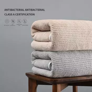 Утолщенные банные полотенца для тела Полотенце из микрофибры для спортзала Спортивный душевой халат для спа-салона дома 70x140cm