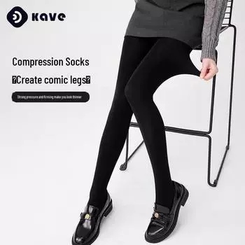 Утолщенные бархатные колготки: Супертеплые, с высоким давлением леггинсы осень/зима including feet; Thin type 20-28