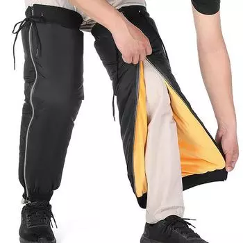 Утолщенные наколенники для езды на велосипеде, наколенники для езды на велосипеде, зимние наколенники с ногами, удобные в носке, зимние согревающие аксессуары S