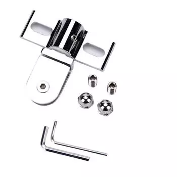 Утолщенные петли для душевой двери из нержавеющей стали/сплава с вращением на 90 градусов для стеклянной двери 8 12 мм для повседневного использования H