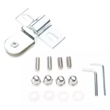 Утолщенные петли для душевой двери из нержавеющей стали/сплава с вращением на 90 градусов для стеклянной двери 8 12 мм для повседневного использования Alloy