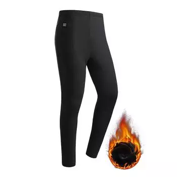 Утолщенные повседневные брюки с интеллектуальным подогревом для влюбленных можно нагревать в трех местах и стирать в машине L чёрный