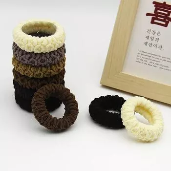 Утолщенные резинки для волос, веревки, аксессуары для волос, резинка для волос, прочная резинка для волос с хвостиком, детская резинка для волос