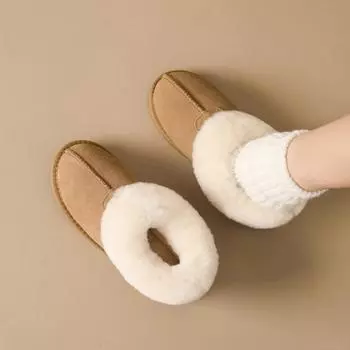 Утолщенные шерстяные зимние ботинки женские зимние 2024 новые меховые интегрированные утолщенные теплые короткие хлопковые ботинки на толстой подошве 35 малиновый