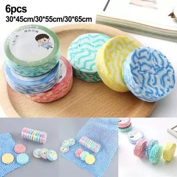 Утолщенные сжатые полотенца для путешествий 6 шт., одноразовые для ванной 6PCS-30X45CM