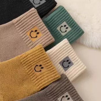 Утолщенные термомахровые носки, женские чулки среднего размера, махровые носки, носки для родов, универсальные бархатные женские хлопковые носки One Size хаки