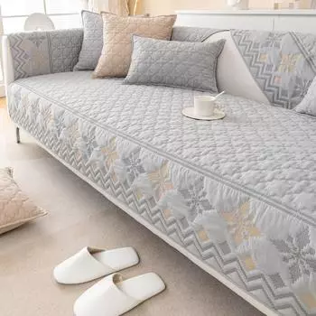 Утолщенные жаккардовые чехлы для диванов, Нескользящий коврик для дивана, универсальный коврик для всех сезонов, чехлы для диванов для гостиной, чехол для дивана для проживания в семье 70x70cm 1pcs