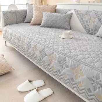 Утолщенные жаккардовые чехлы для диванов, Нескользящий коврик для дивана, универсальный коврик для всех сезонов, чехлы для диванов для гостиной, чехол для дивана для проживания в семье 70x70cm 1pcs