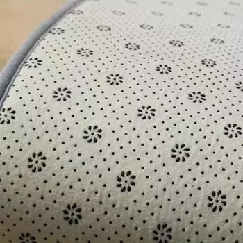 Утолщенный 1,2 см губчатый коврик для пола фланелевый впитывающий коврик для ванной коврик для двери противоскользящий коврик ковер 40x60cm белый