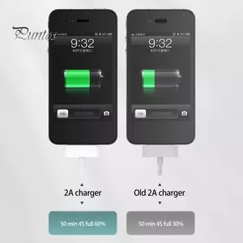 Утолщенный электрический сердечник, стабильный ток, устойчивый к изгибу и поломке, кабель для передачи данных по телефону, 30-контактный USB-интерфейс, зарядный кабель 2A для iPhone4s, iPad1/2/3 1M чёрный