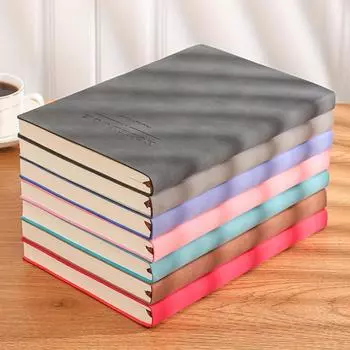 Утолщенный блокнот для повестки дня в мягкой обложке. Ежедневник. Справочник для протоколов совещаний. Деловые встречи. серый