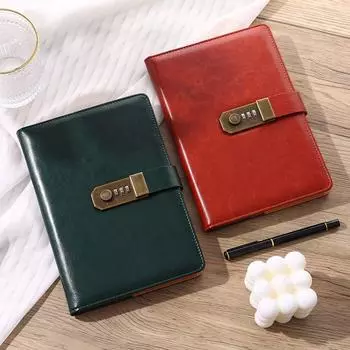 Утолщенный блокнот с паролем на 200 страниц, дневник, ретро-блокнот для студентов, дневник для письма чёрный