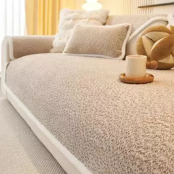 Утолщенный чехол для дивана из шенилла для гостиной, плюшевый мягкий диван, полотенце, нескользящий коврик для дивана, протектор, чехлы для диванов 70x70 A