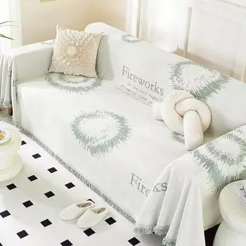 Утолщенный чехол для дивана в скандинавском стиле, универсальный чехол, шенилл, противоскользящее полотенце, чехол для дивана, всесезонный универсальный чехол для дивана 180*130cm