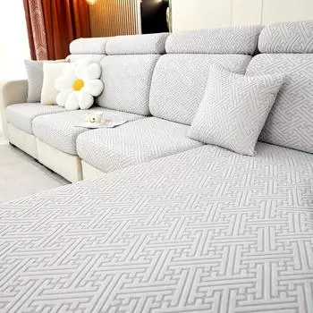 Утолщенный чехол для подушки сиденья дивана, жаккардовый чехол для стула, чехол для дивана, эластичный регулируемый чехол для дивана, защита для детской мебели Backrest Cover S синий