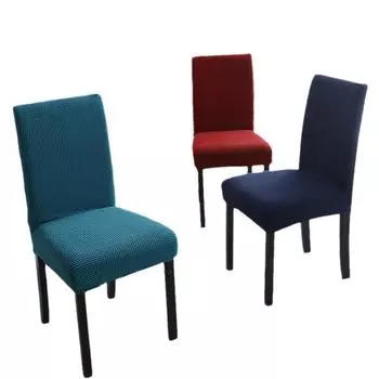 Утолщенный чехол на стул, универсальный универсальный домашний чехол на обеденный стул, эластичный цельный чехол на табурет, обеденный стол, чехол на стул, подушка на спинку one code