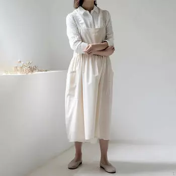 Утолщенный фартук-нагрудник, многофункциональный, деревообработка, садоводство, шеф-повар для ресторана белый