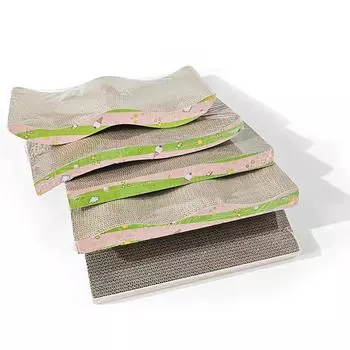 Утолщенный гофрированный картон, устойчивый к царапинам, износостойкий, когтеточка для кошек, коврик для кошек, игрушки для кошек, товары для животных