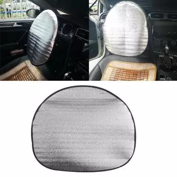 Утолщенный хлопок, анти-автомобильный автомобильный руль, солнцезащитный козырек, аксессуар серебряный