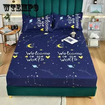 Утолщенный наматрасник из чистого хлопка с начесом, дышащий двойной приятный для кожи пылезащитный чехол 180*200 120x200cm