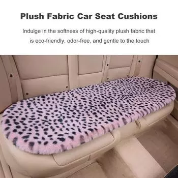 Утолщенный плюшевый комплект подушек для автомобильного сиденья с нескользящей конструкцией, износостойкий мягкий пушистый защитный чехол для зимнего теплого сиденья 3pcs коричневый