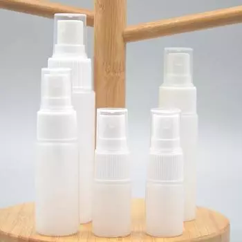 Утолщенный полиэтиленовый полупрозрачный распылитель 20, 30, 50, 100 мл, распылитель с квадратным плечом, распылитель для дополнительной упаковки 20ml