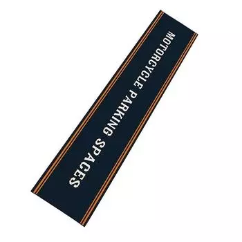 Утолщенный противоскользящий коврик для парковки мотоцикла, коврик для демонстрации мотоцикла, черный декоративный коврик, ковер, коврик для парковки гоночного мотоцикла. 70x250CM